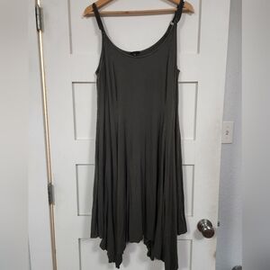 Torrid Asymmetrical Olive Green Dress